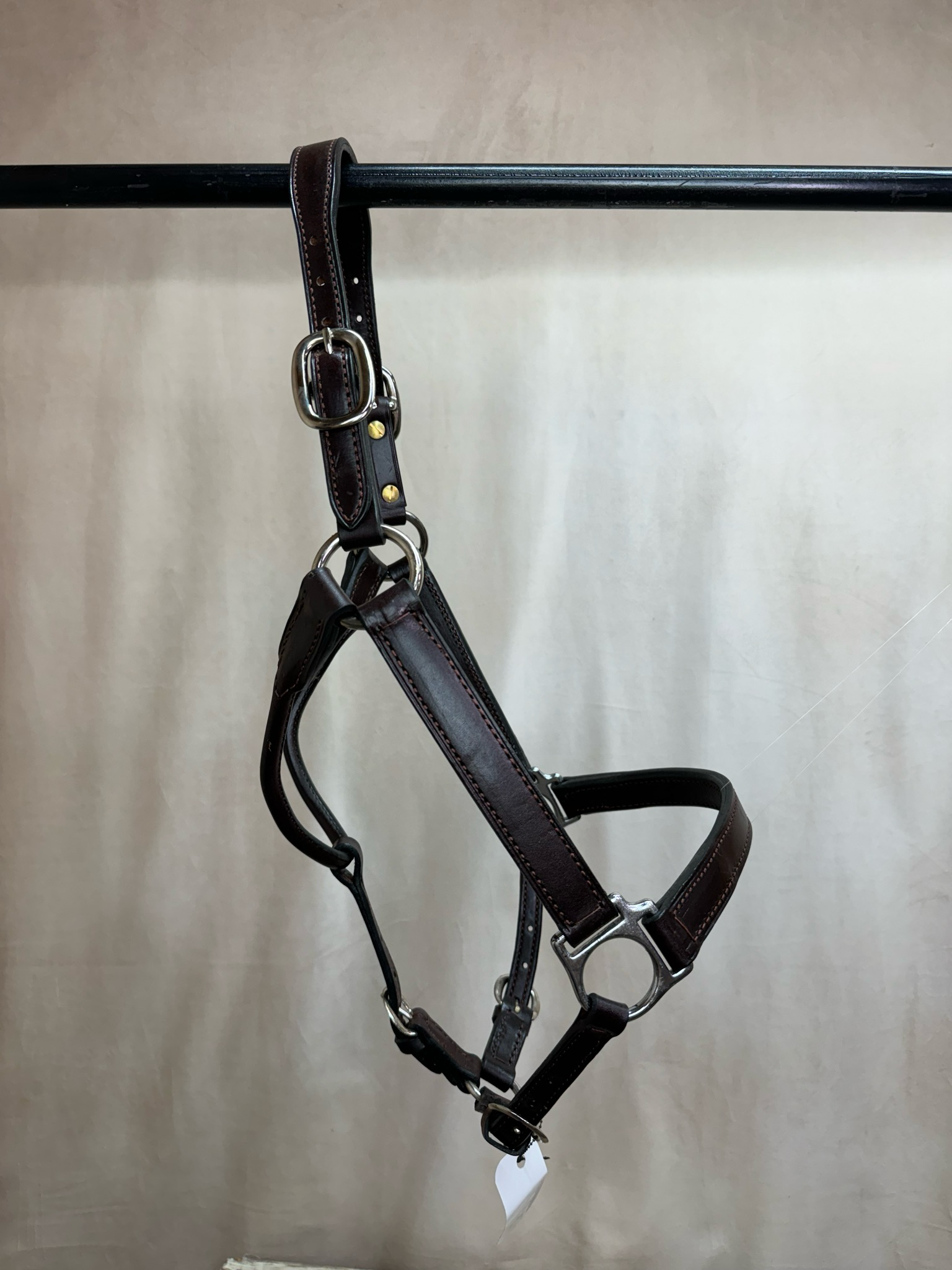 Flat Leather Halter