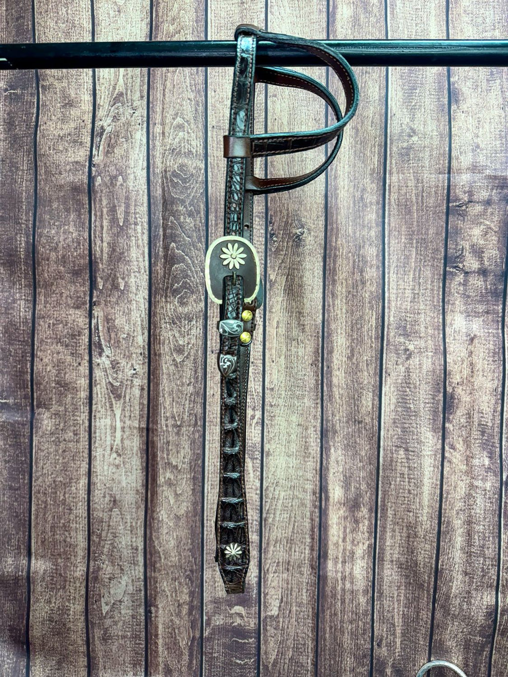 Santana Exotic Narrow Teardrop Headstall #26