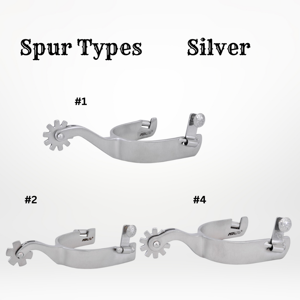 Custom Silver Spurs