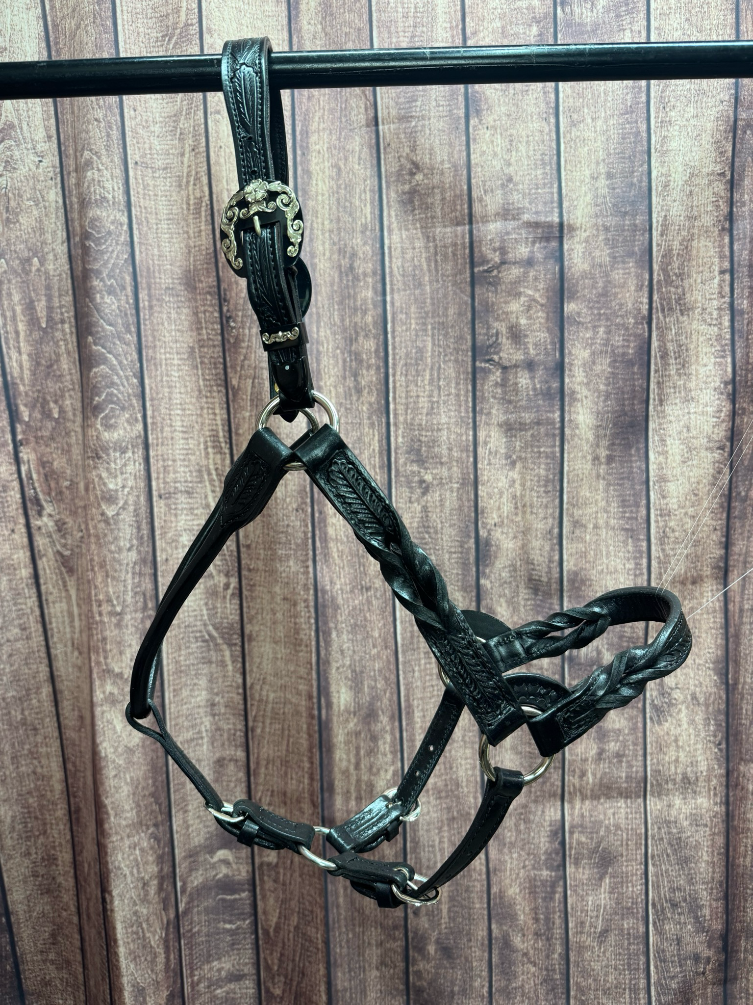 Twisted Leather Halter