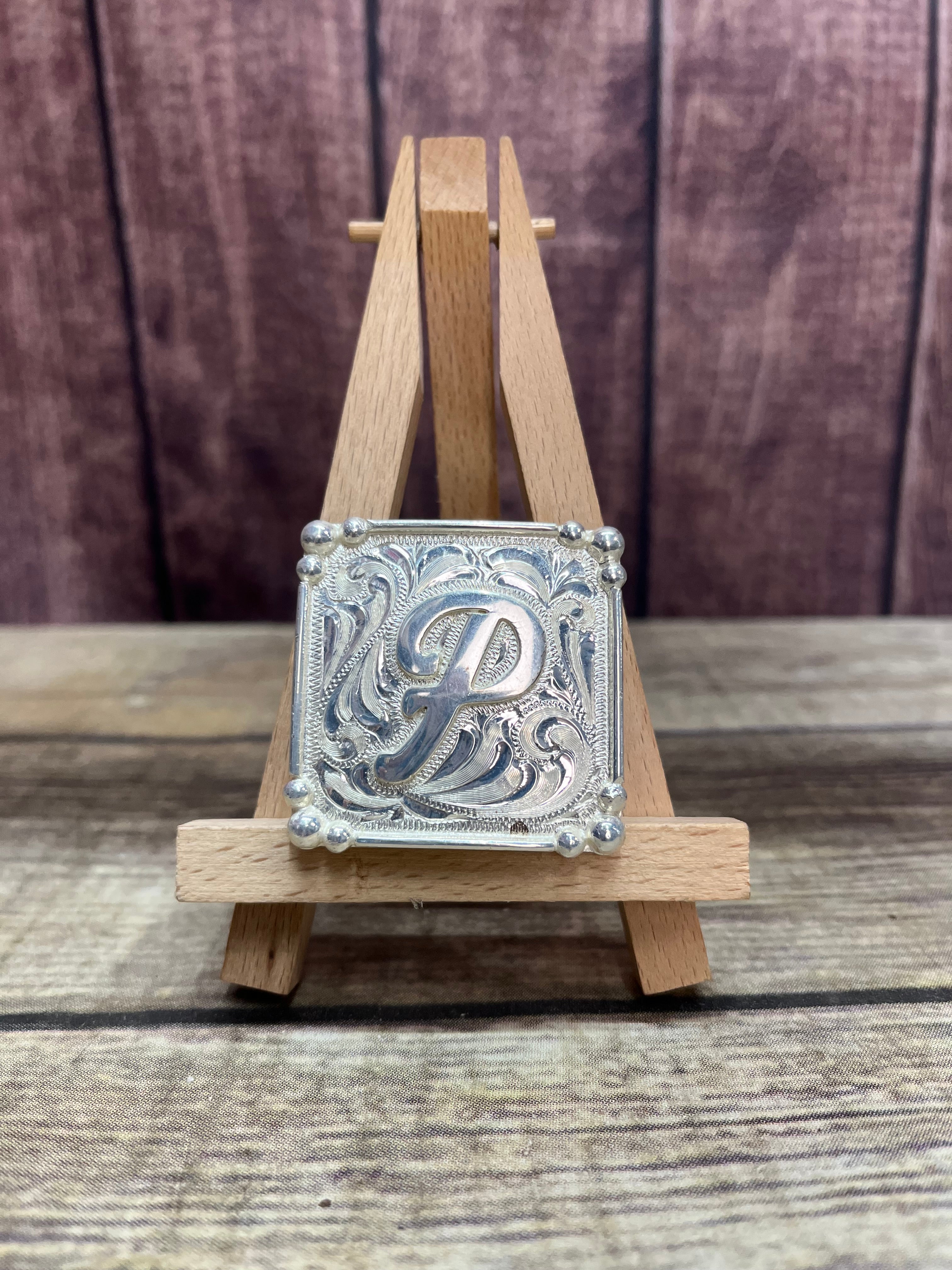 Letter P Buckles