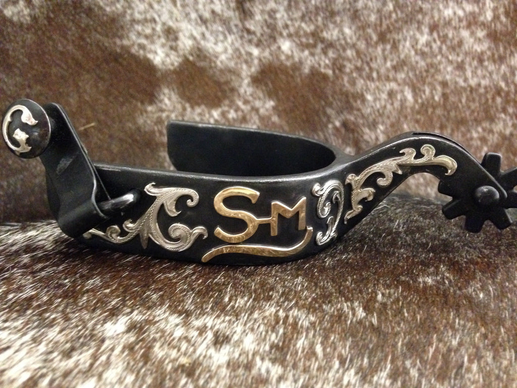 Custom Black Spurs