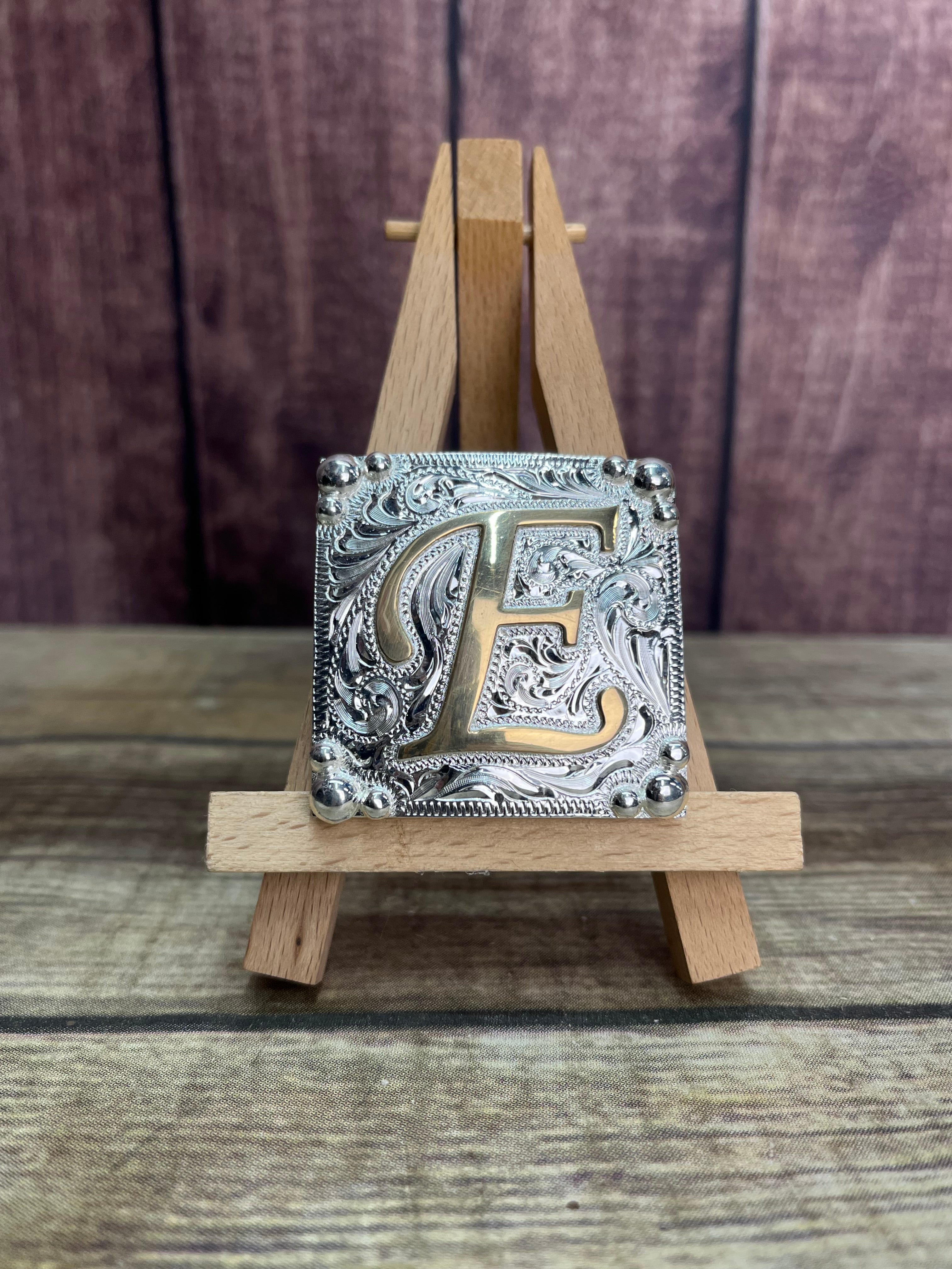 Letter E Buckles