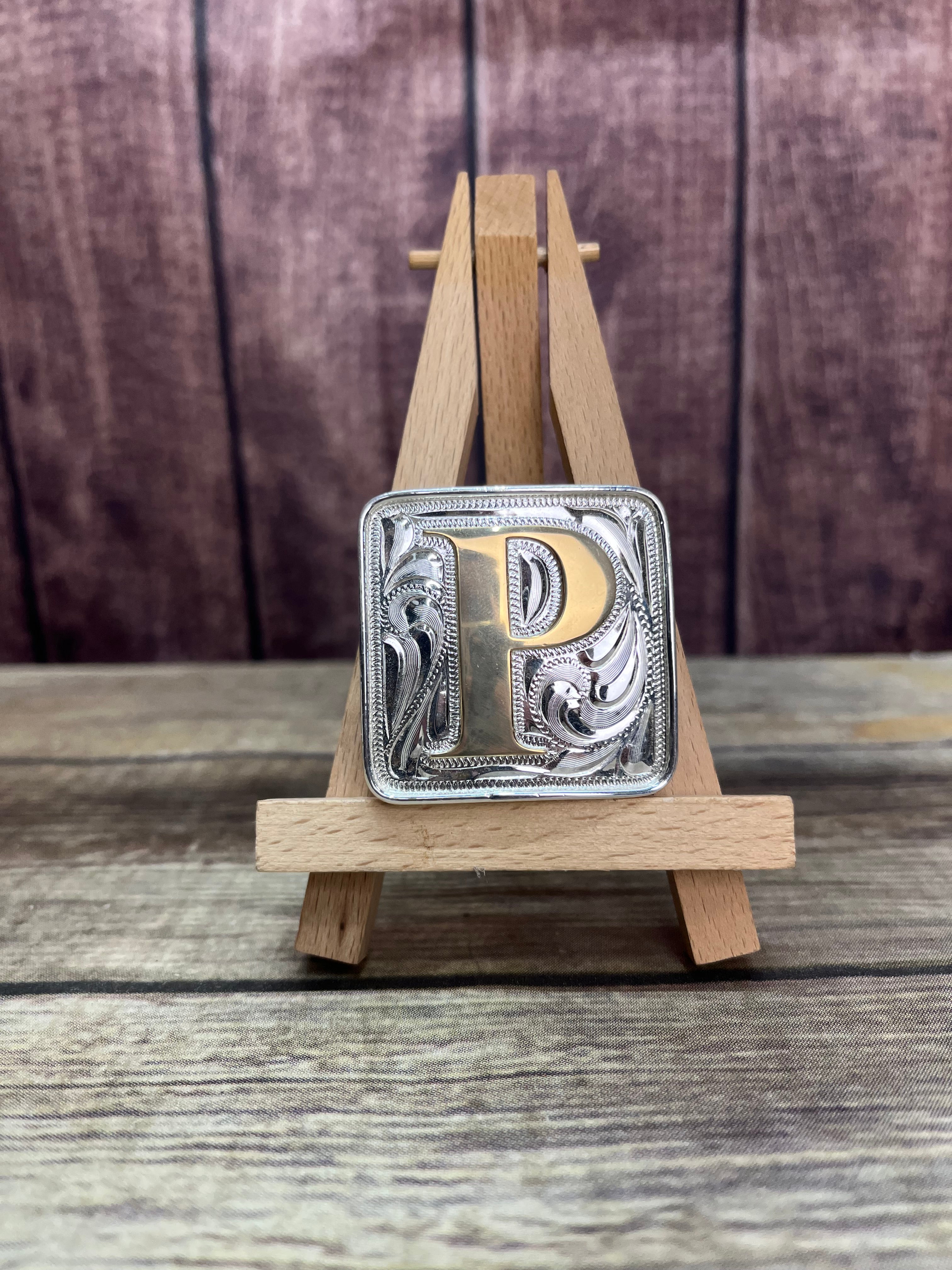 Letter P Buckles