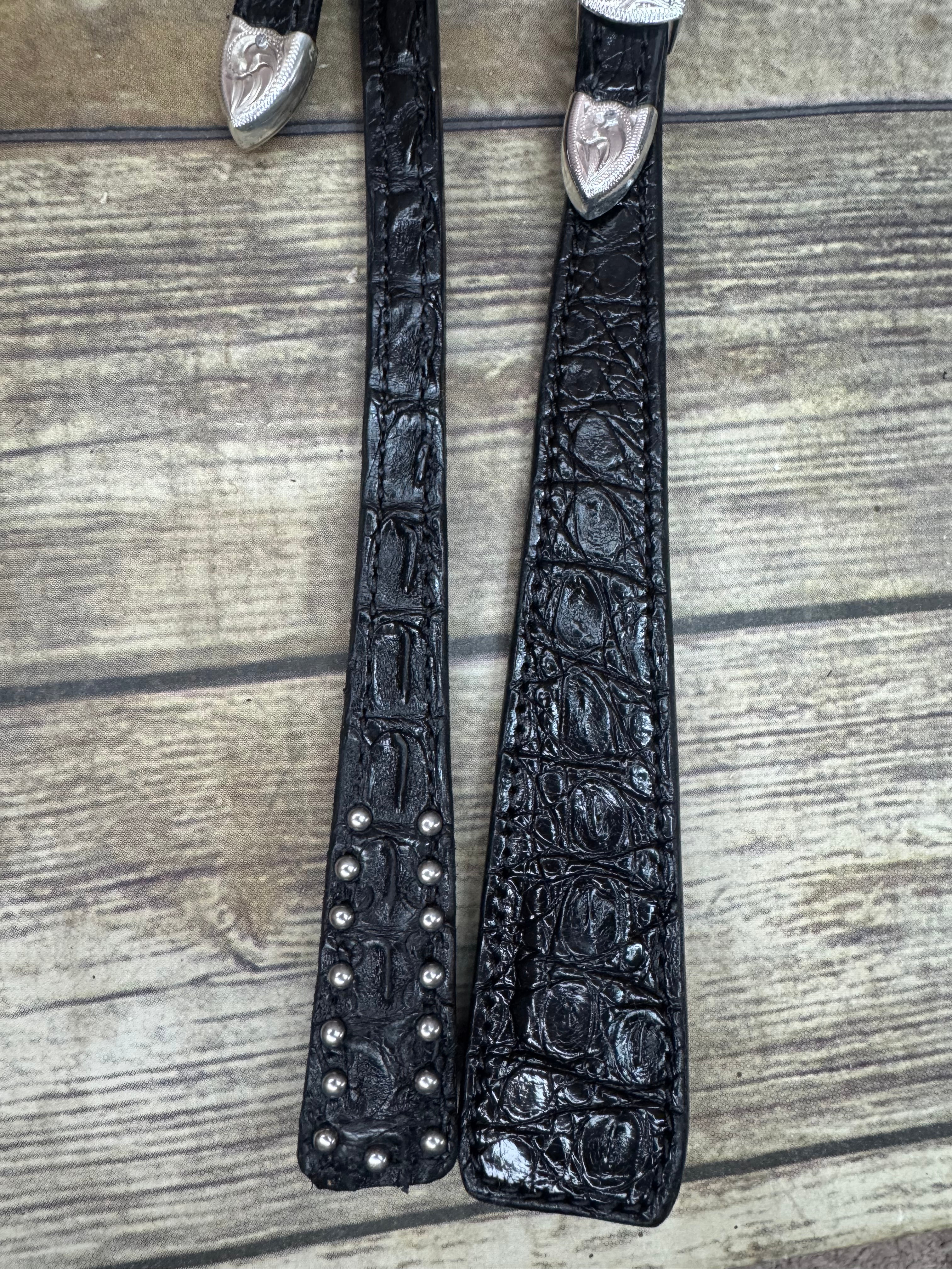 Santana Exotic Square Teardrop Headstall #25