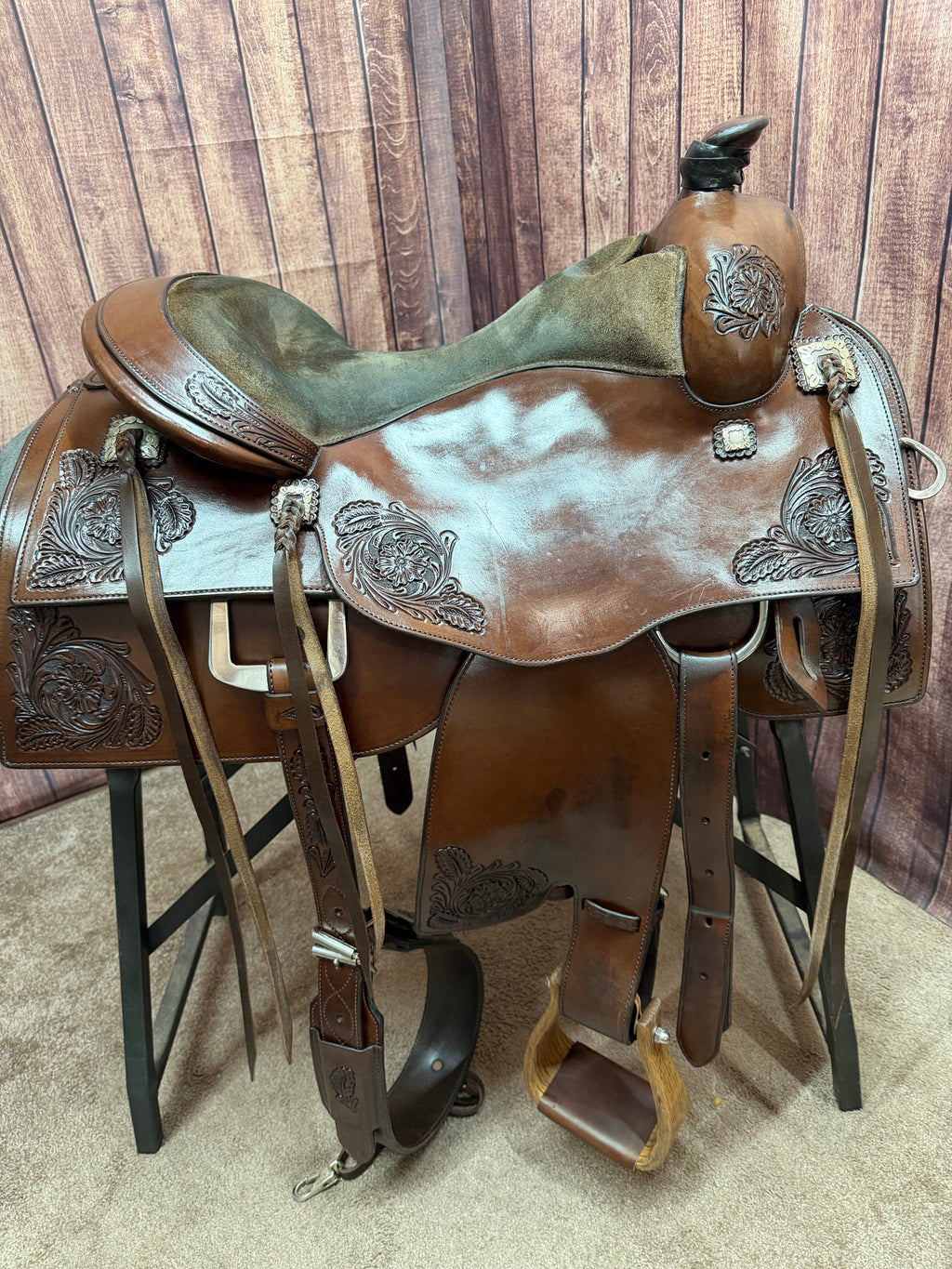 Sterling Custom Saddle Used - 16"