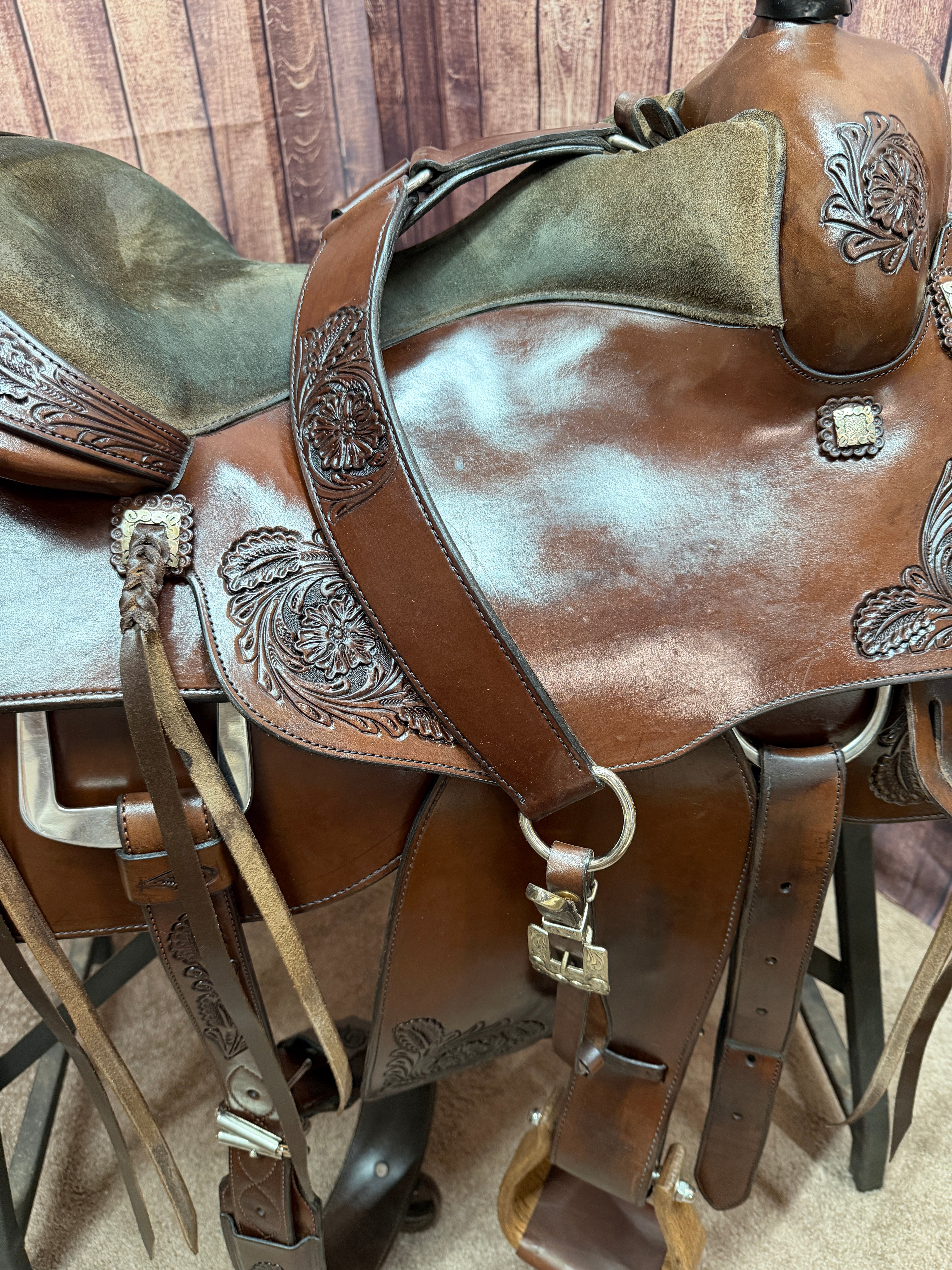 Sterling Custom Saddle Used - 16"