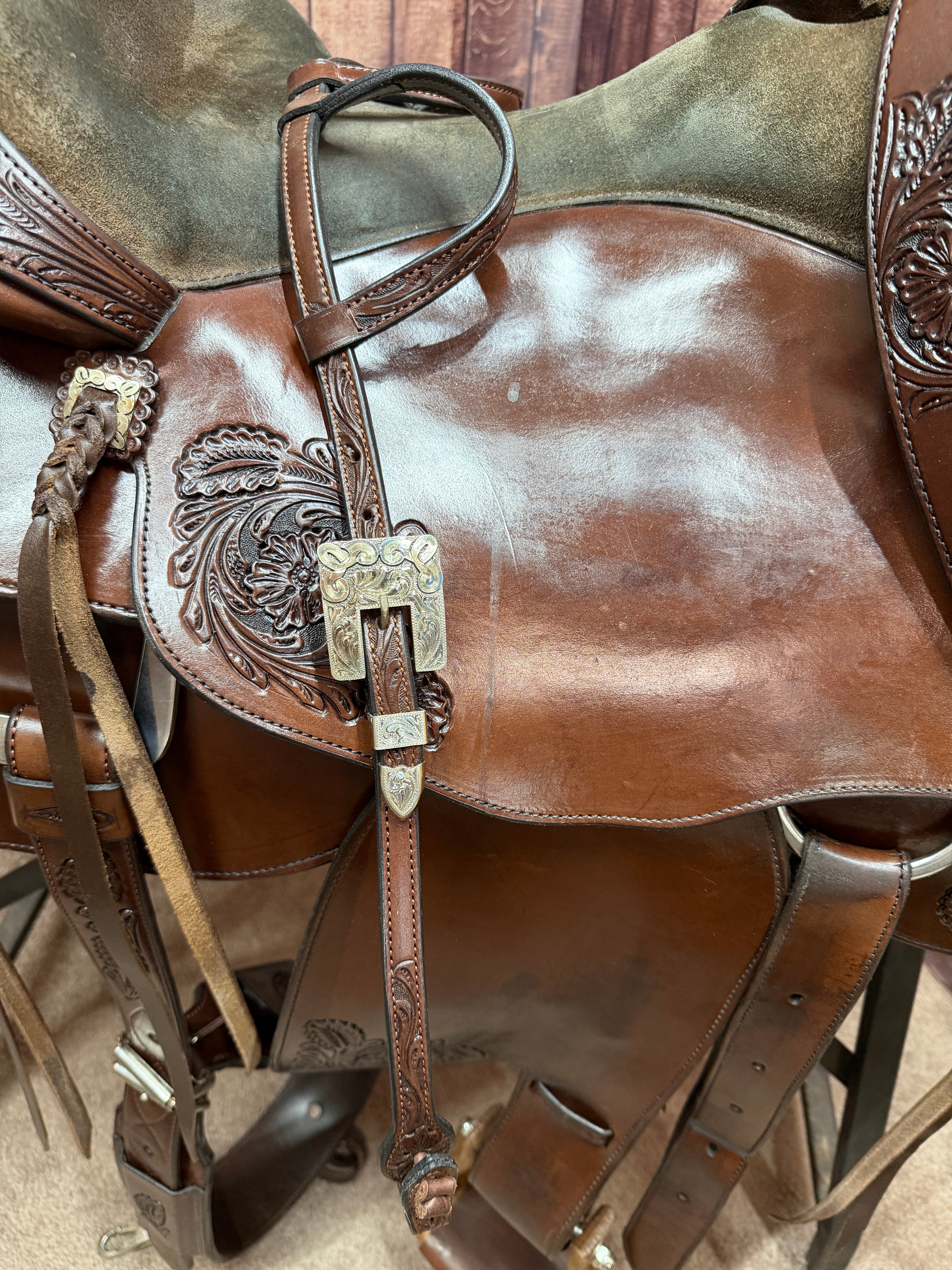Sterling Custom Saddle Used - 16"